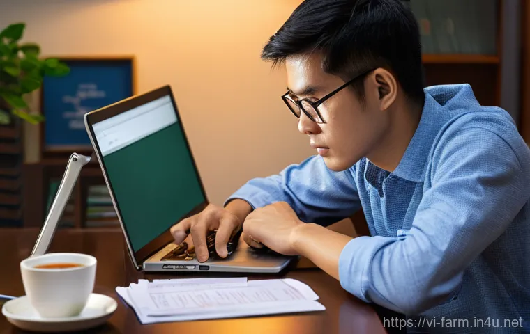농산물품질관리사 자격증 취득 소요 시간 - **Prompt:** A young Vietnamese individual, approximately 25-30 years old, sitting at a clean, modern...